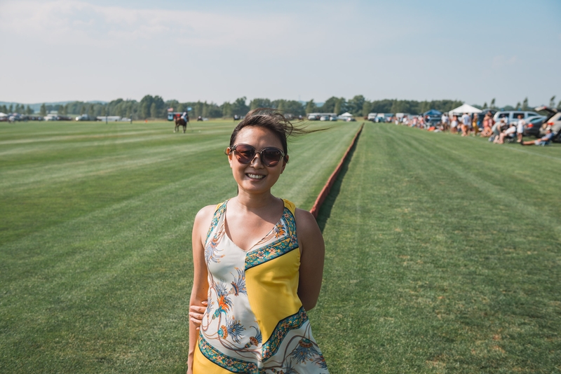 Jessica at the Polo Field