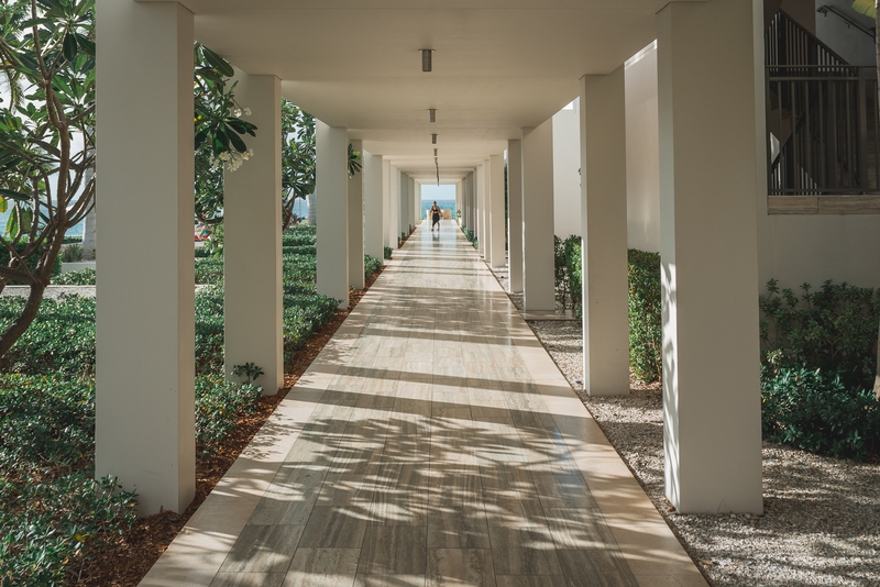 Walking to the Pool at the Viceroy Anguilla - Tall