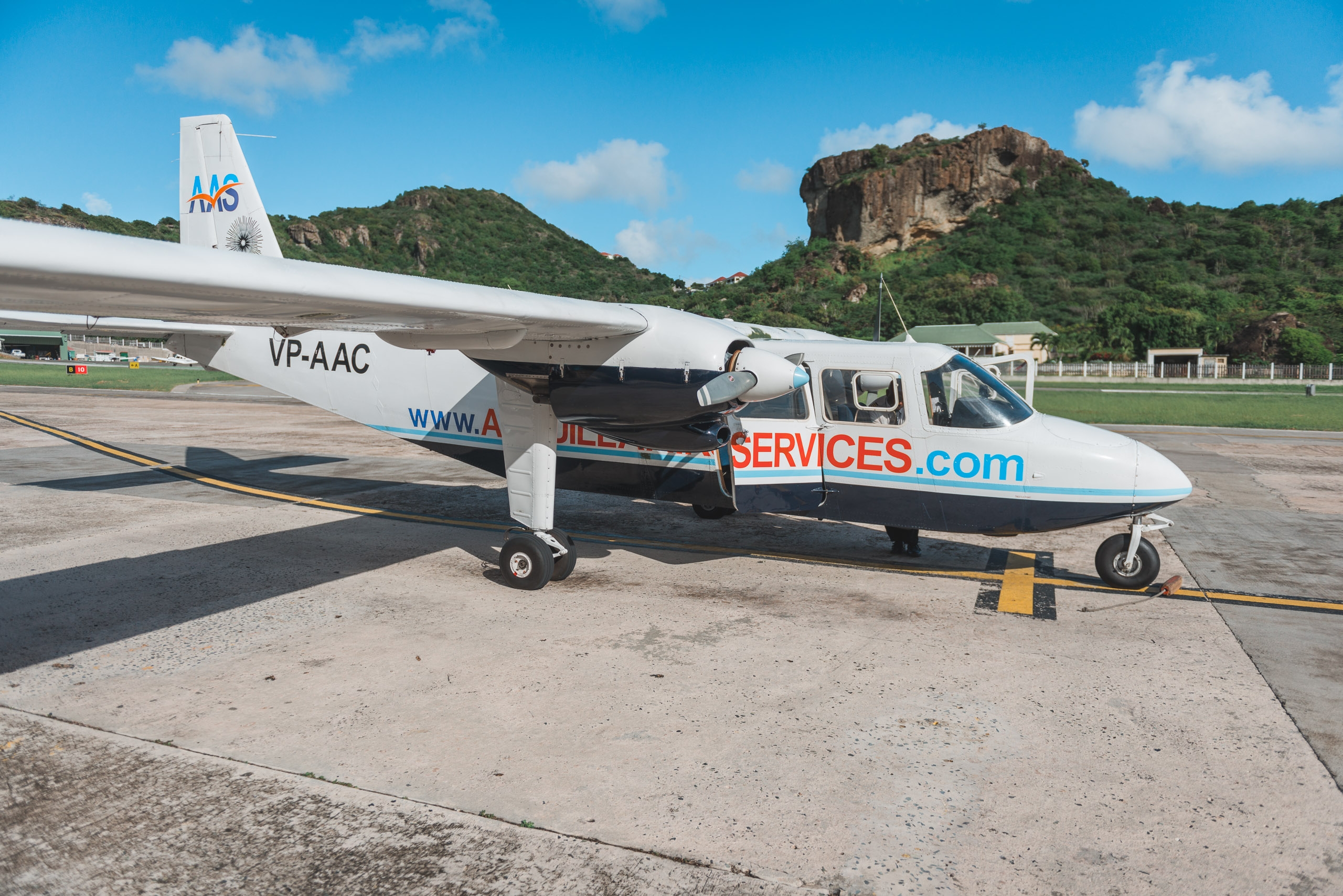 Arriving in St. Barth with Anguilla Air Services