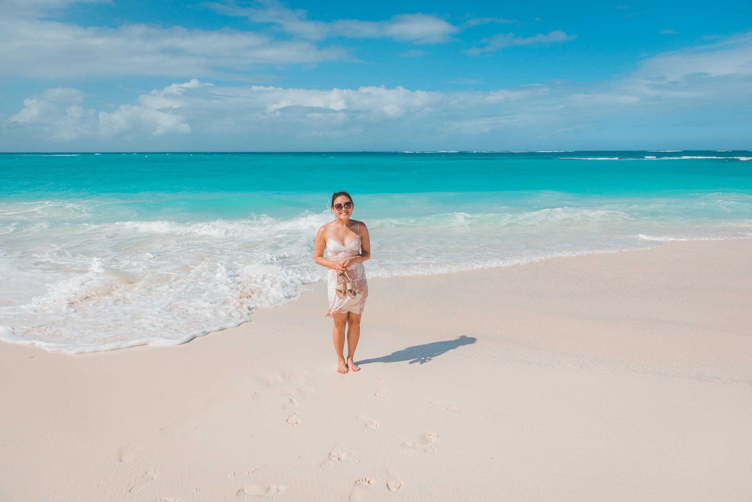 Jessica on the Beach in Anguilla