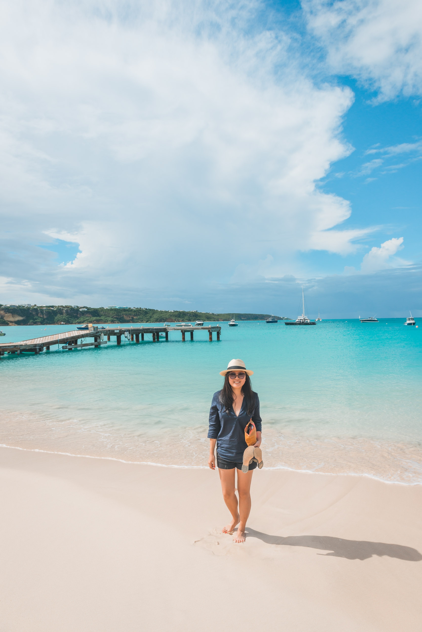Jessica at the PIer in Anguilla - Part II