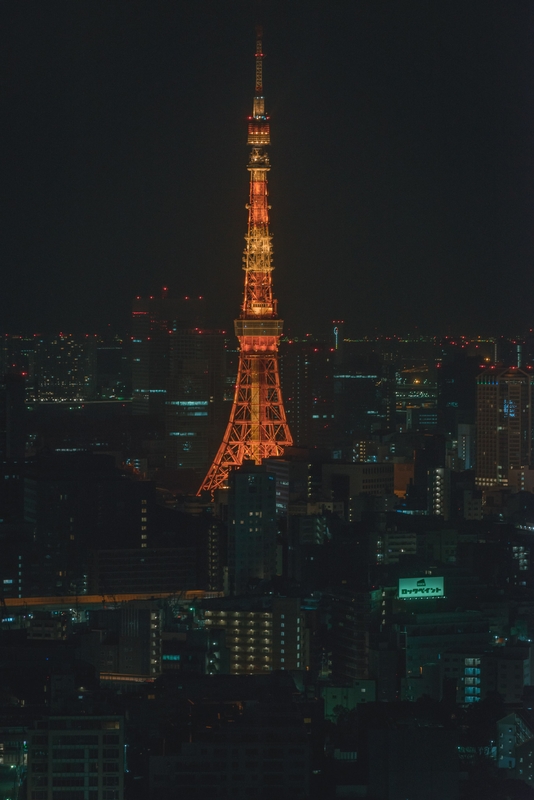 The Tokyo Tower at Night