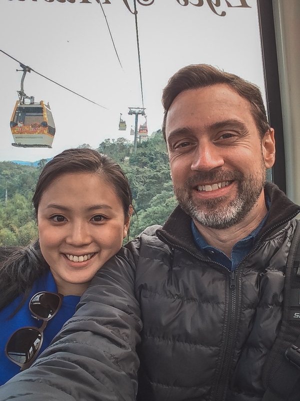 Riding the Maokong Gondola