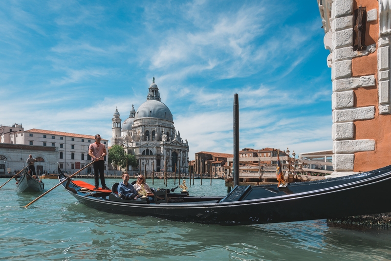 A Gondola on the Grand Canal