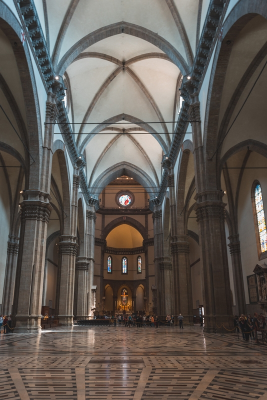 Inside the Florence Cathedral