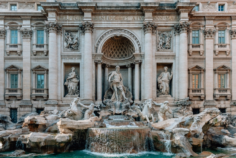 The Trevi Fountain - Wide