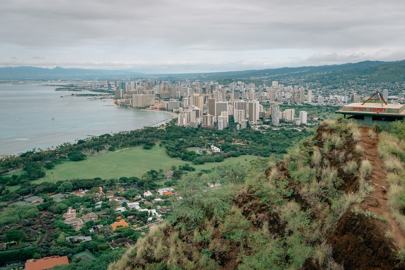 The View from the Top of Diamond Head