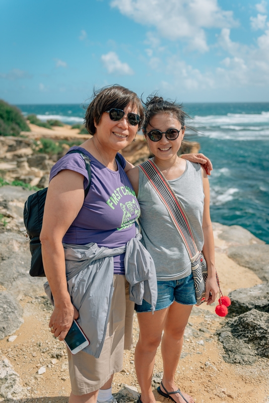 Debora and Jessica on the Poipu Coast