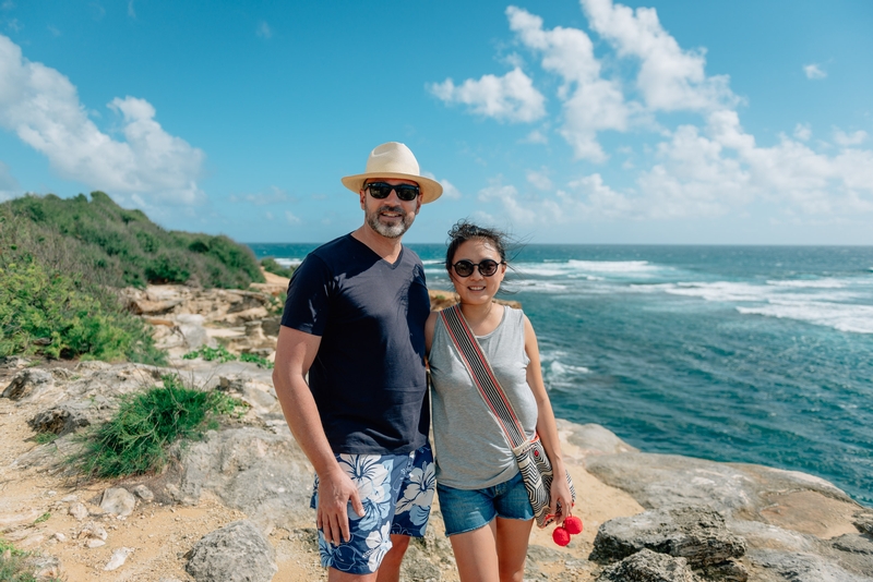 Kris and Jessica on the Poipu Coast