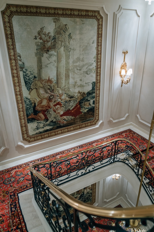 The Grand Staircase at the Ritz Paris