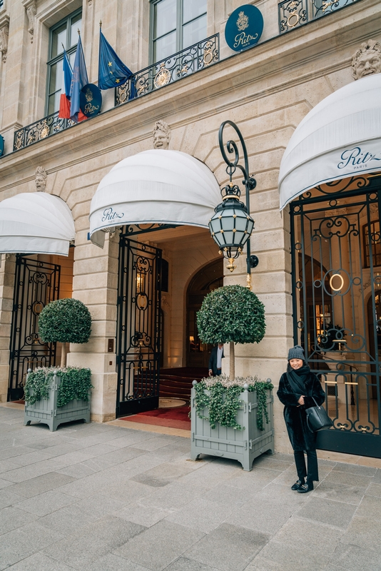 Jessica at the Ritz Paris