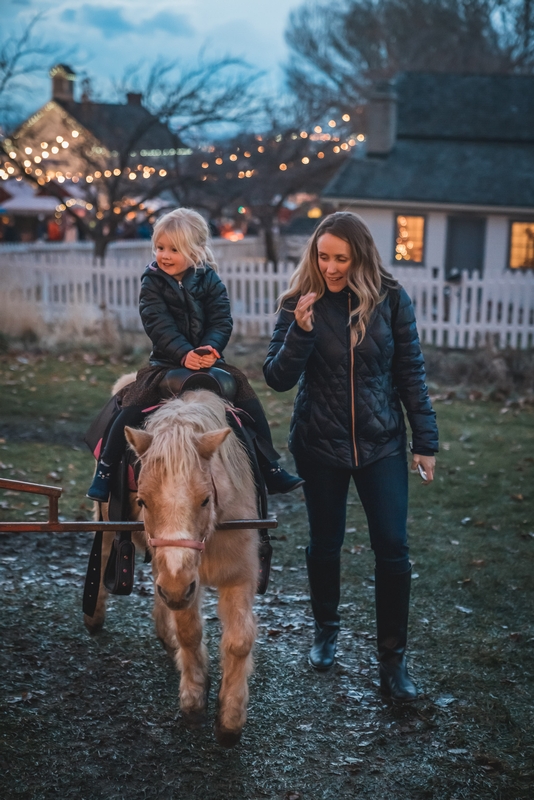 Clara and Martha on the Pony Ride 2