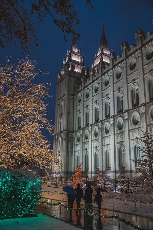 Temple Square at Night 2