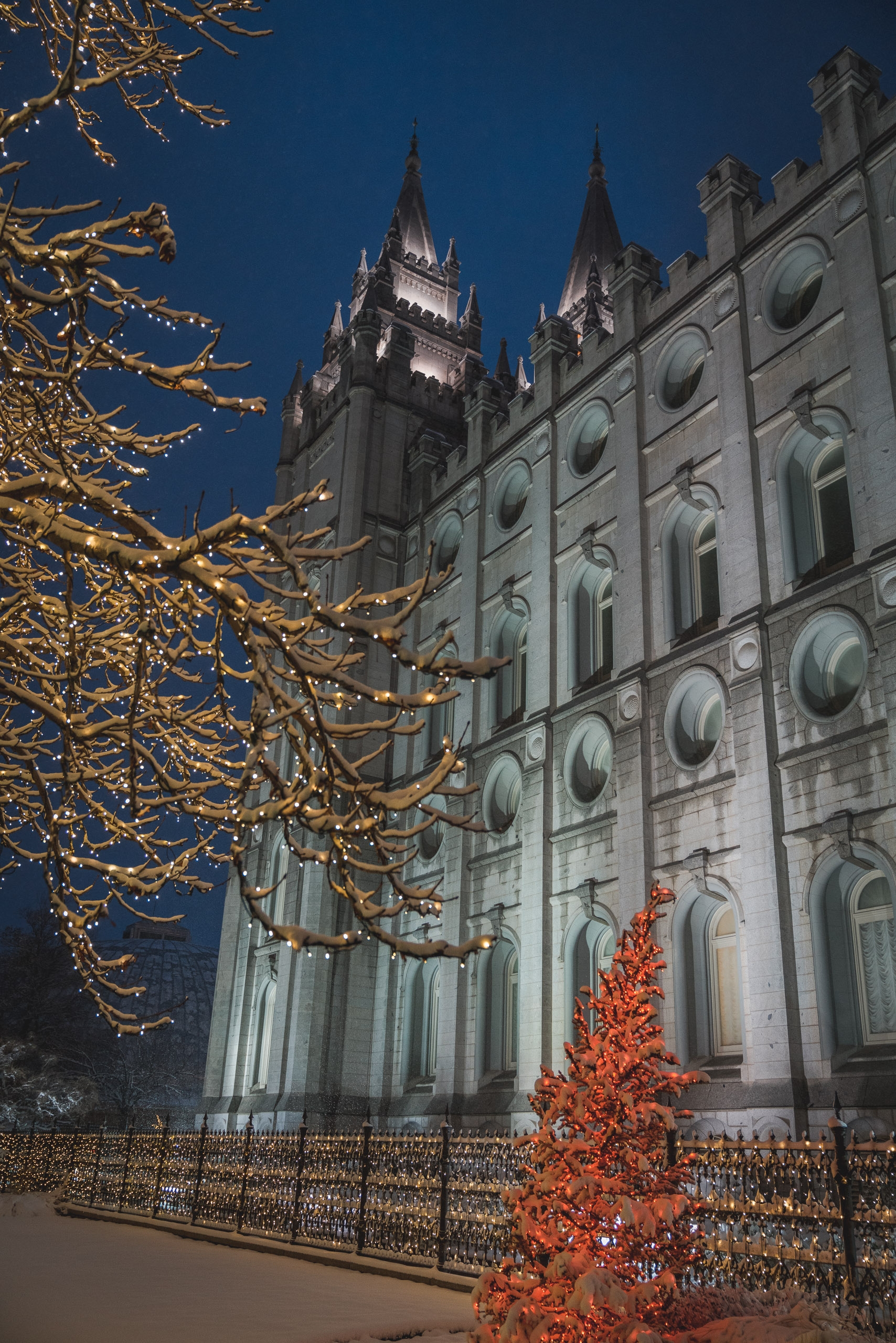 Temple Square at Night