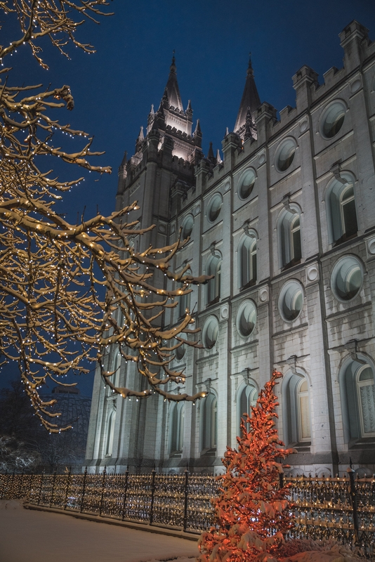 Temple Square at Night