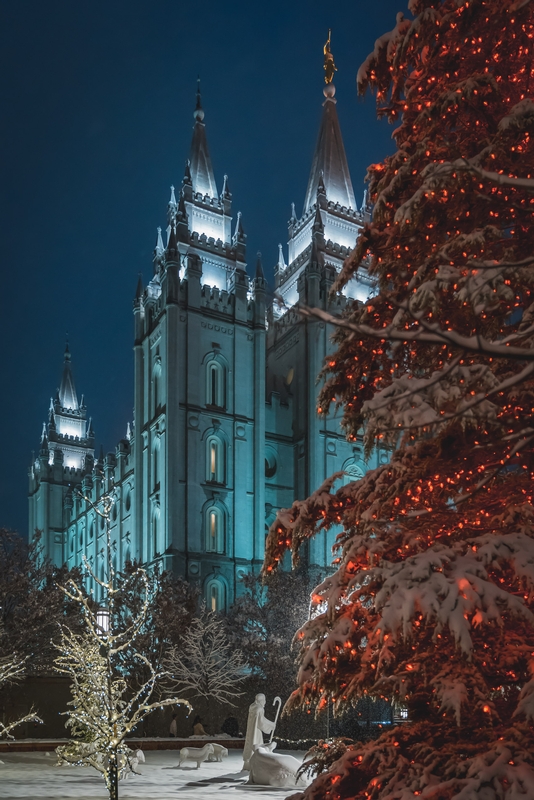 The Temple at Christmas