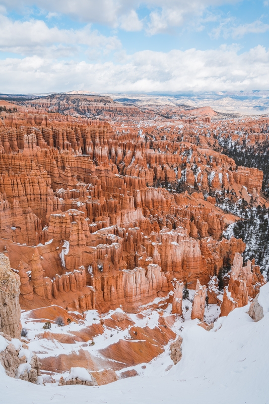 The Sun and Blue Sky at Bryce Canyon