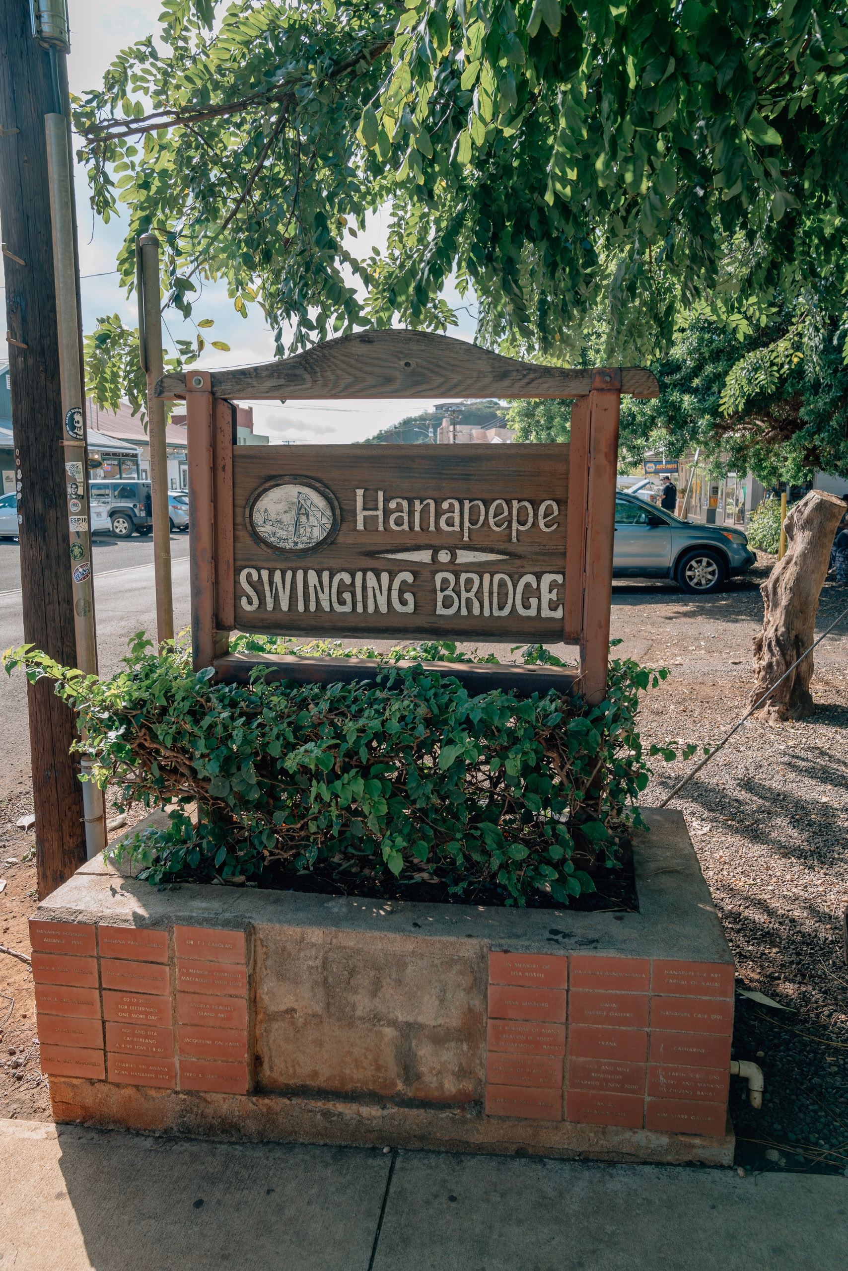 Welcome to the Hanapepe Swinging Bridge